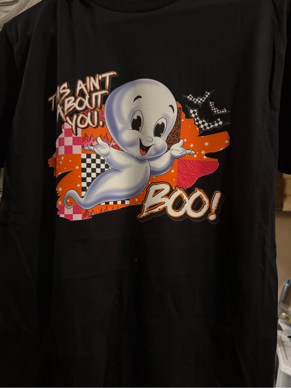Casper Ghost Graphic Tee - Black - Kids